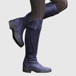 Delyra | Women's Buckled Knee-High Boots — Willow & Wren Melbourne