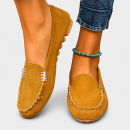 Nancy | Women's Classic Loafers — Green — Willow & Wren Melbourne