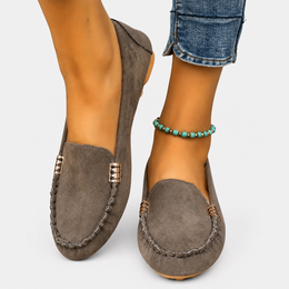 Nancy | Women's Classic Loafers — Green — Willow & Wren Melbourne