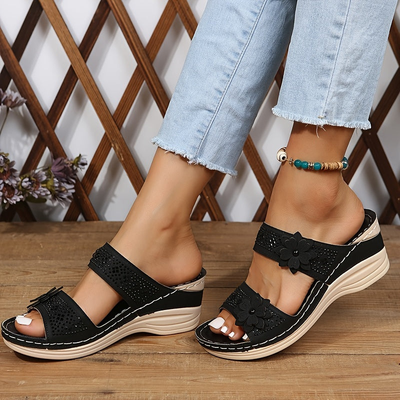 Charlotte | Women's Comfortable Wedge Sandals — Willow & Wren Melbourne