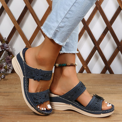 Charlotte | Women's Comfortable Wedge Sandals — Willow & Wren Melbourne