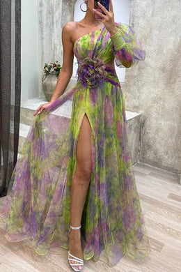 Francesca | Women's Floral Maxi Pleated Dress — Willow & Wren Melbourne