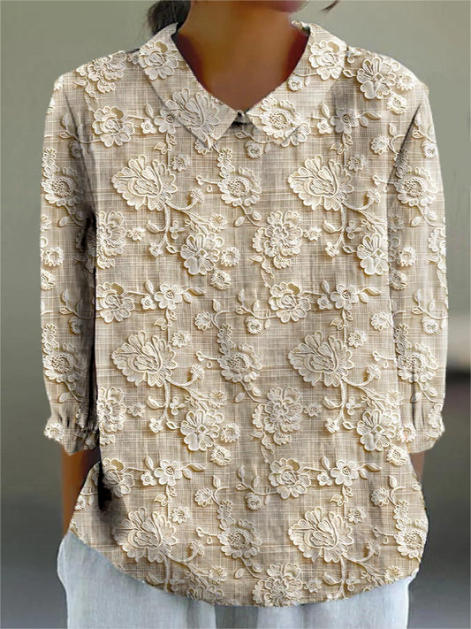 Emilia | Women's Printed Blouse — Willow & Wren Melbourne