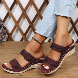 Charlotte | Women's Comfortable Wedge Sandals — Willow & Wren Melbourne