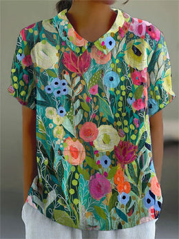 Ruth | Women's Floral Blouse — Willow & Wren Melbourne
