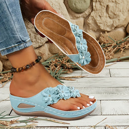 Joanna | Women's Comfortable Floral Sandals — Willow & Wren Melbourne