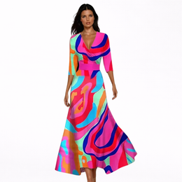 Heather | Women's Elegant Floral Maxi Dress — Willow & Wren Melbourne