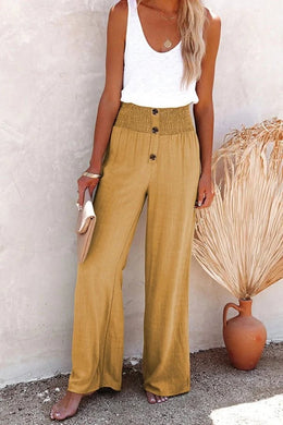 Rose | Women's High-Waisted Trousers — Willow & Wren Melbourne