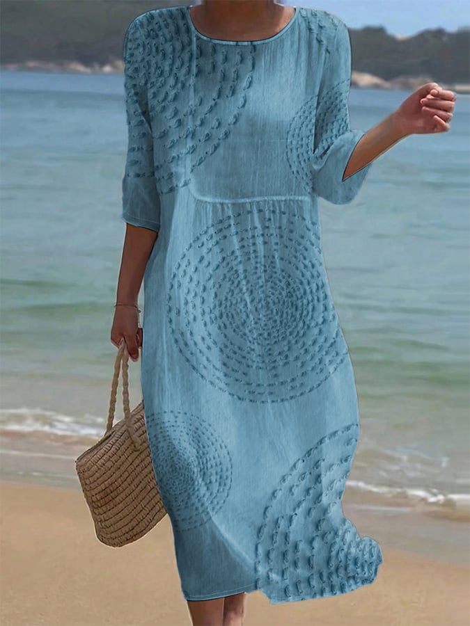 Teresa | Embroidered Relaxed Dress