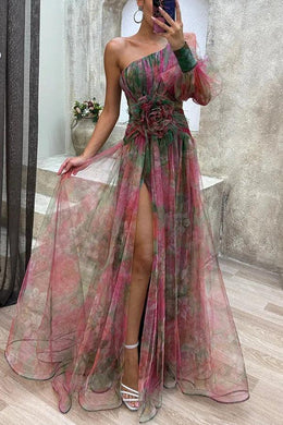 Francesca | Women's Floral Maxi Pleated Dress — Willow & Wren Melbourne
