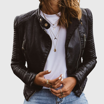 Sophie | Women's Leather Jacket — Willow & Wren Melbourne
