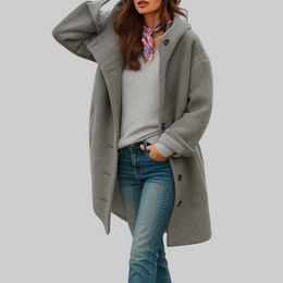 Rose | Women's Comfortable Long Coat — Willow & Wren Melbourne