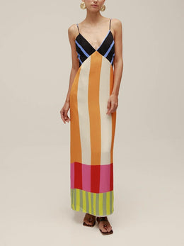 Catherine | Women's Striped Dress — Willow & Wren Melbourne