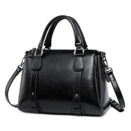 Holly | Women's Classic Shoulder Bag — Brown — Willow & Wren Melbourne