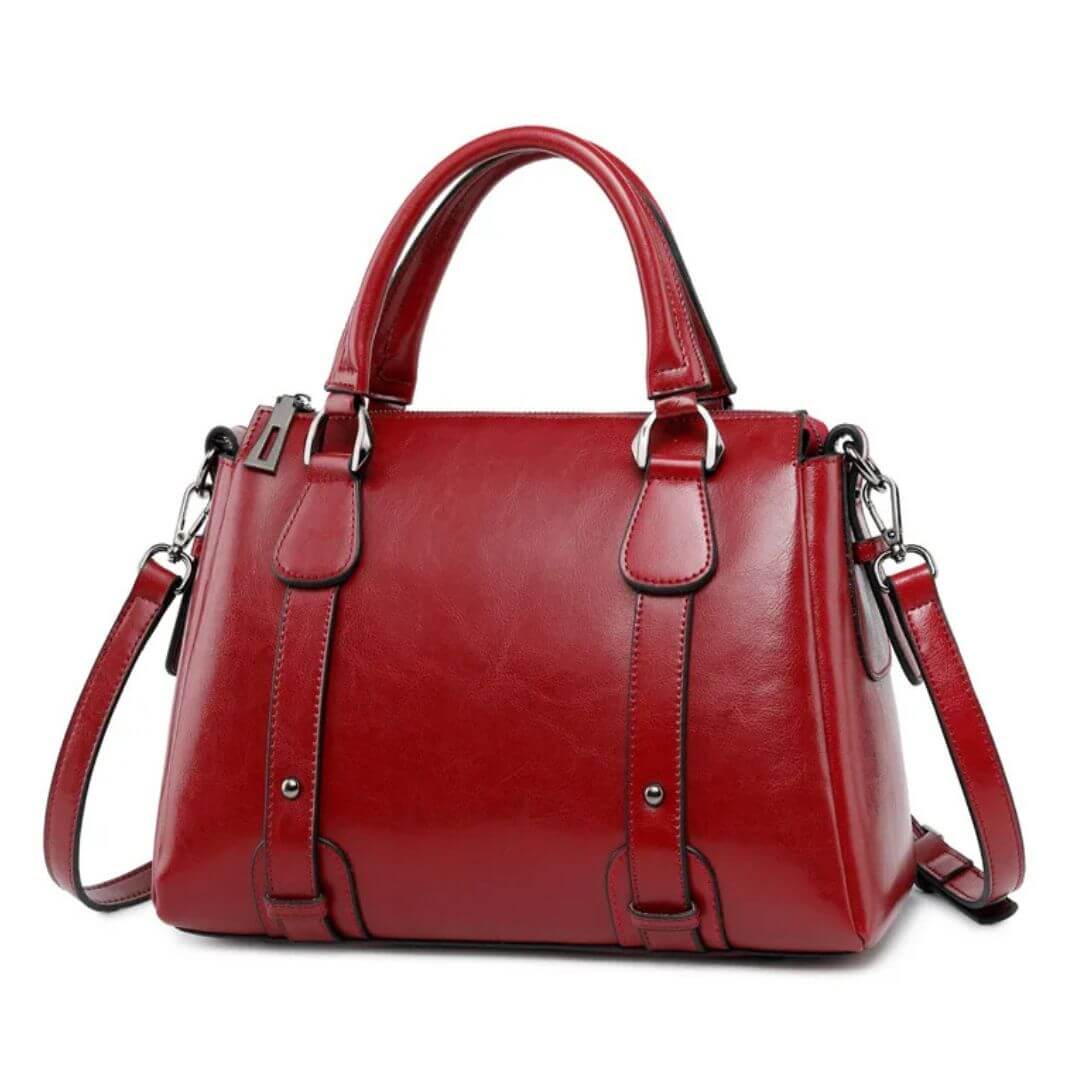 Holly | Women's Classic Shoulder Bag — Brown — Willow & Wren Melbourne