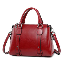 Holly | Women's Classic Shoulder Bag — Brown — Willow & Wren Melbourne