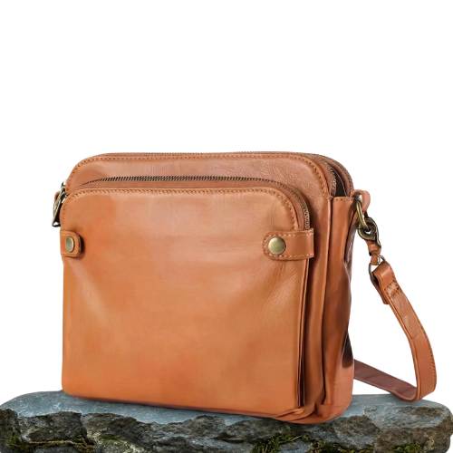 Lottie | Women's Classic Leather Crossbody Bag — Willow & Wren Melbourne