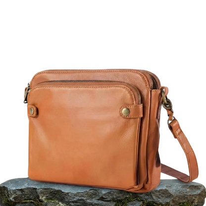 Lottie | Women's Classic Leather Crossbody Bag — Willow & Wren Melbourne