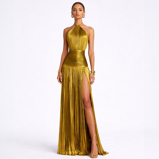 Marianne | Women's Halter-Neck Dress — Willow & Wren Melbourne
