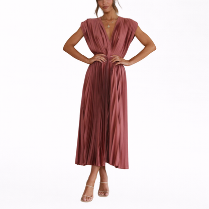 Amber | Elegant Pleated Dress