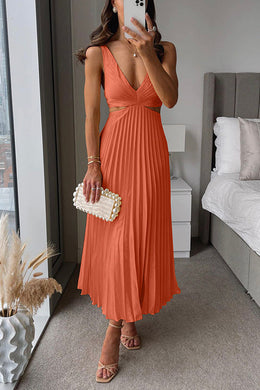 Connie | Women's Pleated Dress — Willow & Wren Melbourne