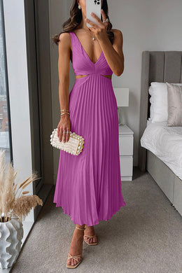 Connie | Women's Pleated Dress — Willow & Wren Melbourne