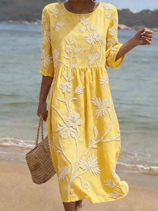 Georgia | Women's Floral Relaxed Dress — Willow & Wren Melbourne