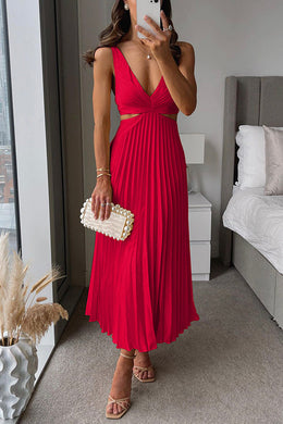 Connie | Women's Pleated Dress — Willow & Wren Melbourne