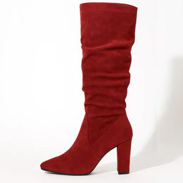 Lanora | Women's Slouch Knee-High Boots — Willow & Wren Melbourne