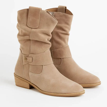 Women's Suede Boots — SUEVANAE