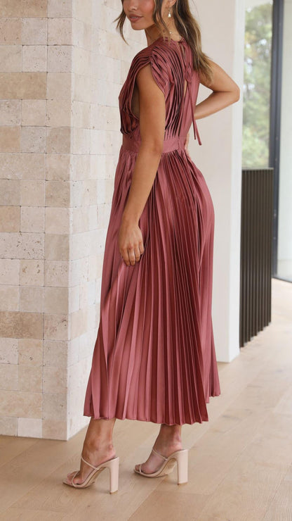 Amber | Elegant Pleated Dress