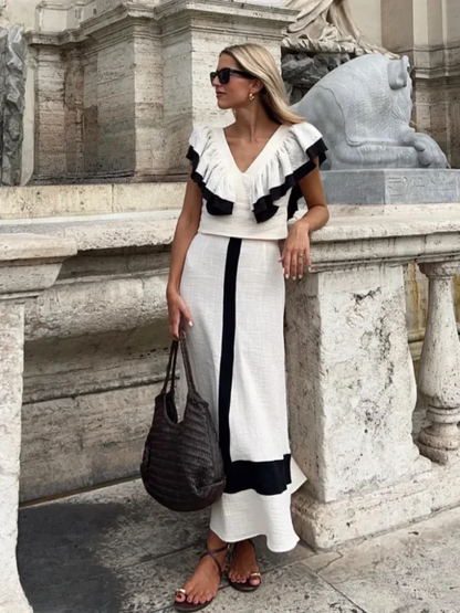 Victoria | Elegant Wide-Leg Set