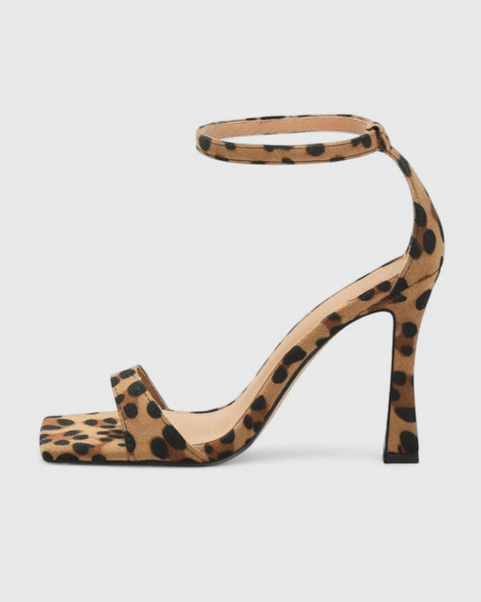 India | Women's Elegant Heeled Shoes — Leopard — Willow & Wren Melbourne
