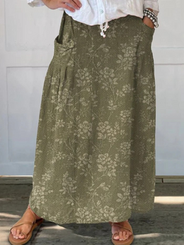 Joanna | Women's Lightweight Printed Skirt — Willow & Wren Melbourne
