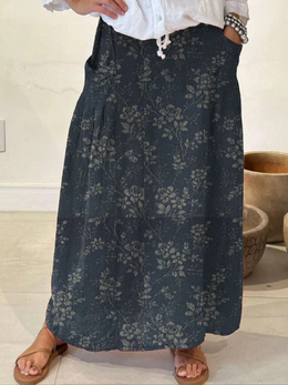 Joanna | Women's Lightweight Printed Skirt — Willow & Wren Melbourne