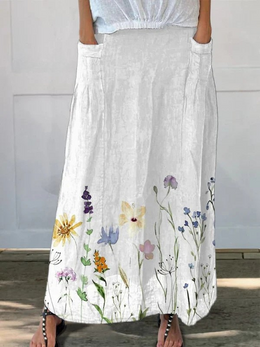 Sophie | Women's Lightweight Printed Skirt — Willow & Wren Melbourne