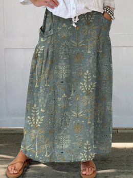 Holly | Women's Lightweight Printed Skirt — Willow & Wren Melbourne