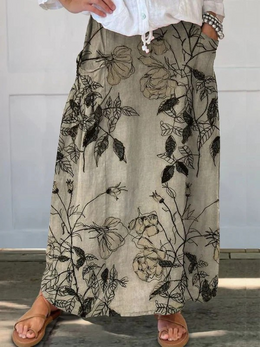 Lottie | Women's Lightweight Printed Skirt — Willow & Wren Melbourne