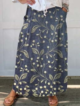 Helena | Women's Lightweight Printed Skirt — Willow & Wren Melbourne