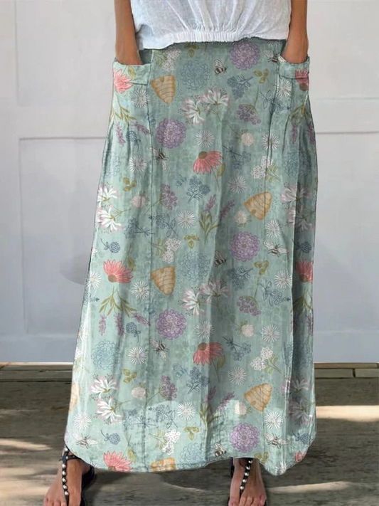 Teresa | Lightweight Printed Skirt