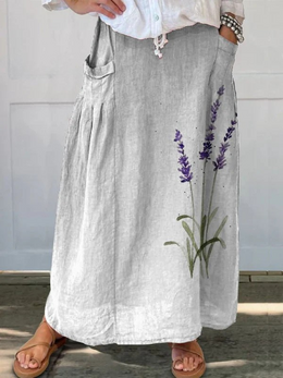 Georgia | Women's Lightweight Printed Skirt — Willow & Wren Melbourne