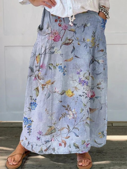 Madeleine | Women's Lightweight Printed Skirt — Willow & Wren Melbourne