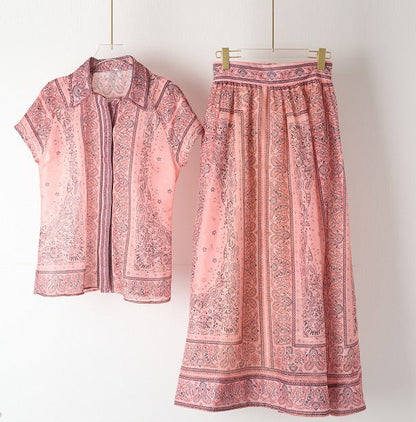 Madeleine | Printed Wide-Leg Set