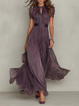 Mia | Women's Pleated Maxi Dress — Willow & Wren Melbourne