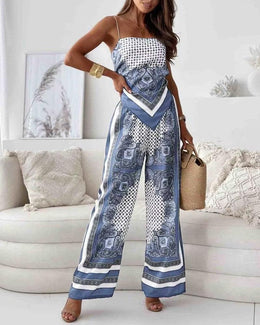 Hazel | Women's Elegant Lace-Up Wide-Leg Set — Willow & Wren Melbourne