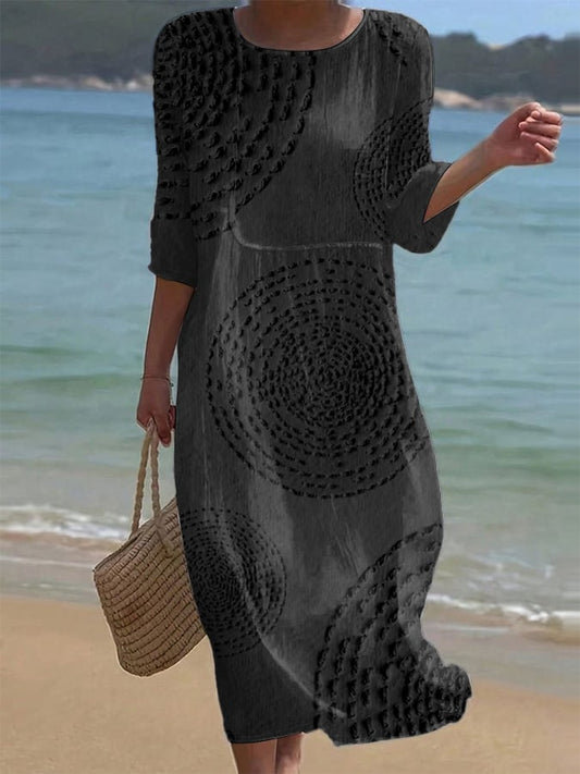 Teresa | Women's Embroidered Relaxed Dress — Willow & Wren Melbourne