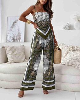 Hazel | Women's Elegant Lace-Up Wide-Leg Set — Willow & Wren Melbourne