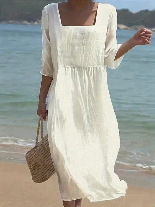 Louise | Women's Relaxed Dress — Willow & Wren Melbourne