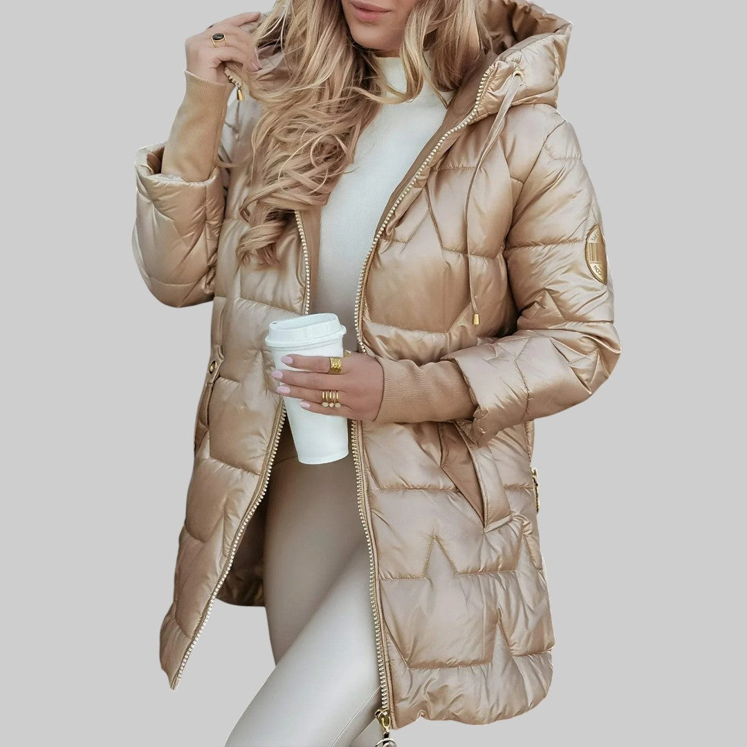 Holly | Women's Elegant Hooded Coat — Willow & Wren Melbourne