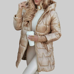 Holly | Women's Elegant Hooded Coat — Willow & Wren Melbourne